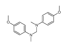 N,N'-bis(4-methoxyphenyl)-N,N'-dimethylmethanediamine Structure