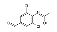 N-(2,6-dichloro-4-formylphenyl)acetamide结构式