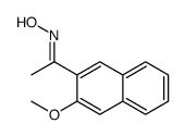 N-[1-(3-methoxynaphthalen-2-yl)ethylidene]hydroxylamine Structure
