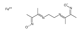 iron(2+),3-N-oxido-2-N-[2-[[(3Z)-3-oxidoiminobutan-2-ylidene]amino]ethyl]butane-2,3-diimine Structure