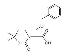 Boc-N-Me-Ser(Bzl)-OH Structure