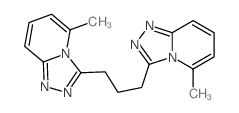 1,2,4-Triazolo[4,3-a]pyridine,3,3'-(1,3-propanediyl)bis[5-methyl- structure