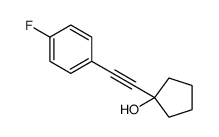 1-[2-(4-fluorophenyl)ethynyl]cyclopentan-1-ol Structure