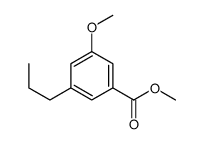 methyl 3-methoxy-5-propylbenzoate Structure