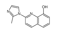 2-(2-methylimidazol-1-yl)quinolin-8-ol Structure