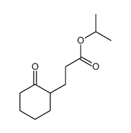 propan-2-yl 3-(2-oxocyclohexyl)propanoate结构式