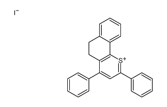 2,4-diphenyl-5,6-dihydrobenzo[h]thiochromen-1-ium,iodide结构式