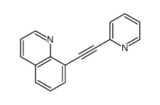 8-(2-pyridin-2-ylethynyl)quinoline结构式