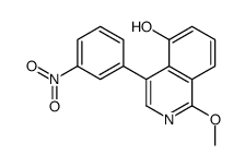 1-methoxy-4-(3-nitrophenyl)isoquinolin-5-ol Structure