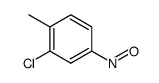 3-chloro-4-methylnitrosobenzene Structure