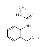 3-(2-ethylphenyl)-1-methyl-thiourea structure