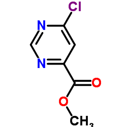 Methyl 6-chloropyrimidine-4-carboxylate Structure