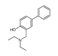 3-[(Diethylamino)methyl]biphenyl-4-ol结构式