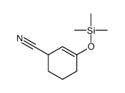 3-trimethylsilyloxycyclohex-2-ene-1-carbonitrile结构式