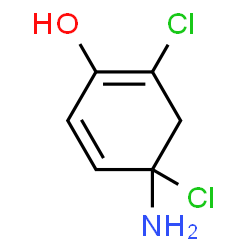 Phenol,4-amino-2,4-dichloro- (6CI) Structure