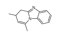Pyrido[1,2-a]benzimidazole, 3,4-dihydro-1,3-dimethyl- (9CI) structure