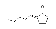 2-(E)-pentylidene cyclopentanone结构式