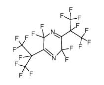 perfluoro-1,4-diaza-2,5-di-isopropylcyclohexa-1,4-diene结构式