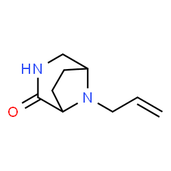 3,8-Diazabicyclo[3.2.1]octan-2-one,8-(2-propenyl)-(9CI) structure