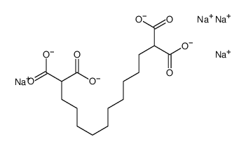 tetrasodium dodecane-1,1,12,12-tetracarboxylate结构式