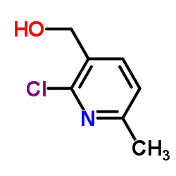 (2-Chloro-6-methyl-3-pyridinyl)methanol Structure