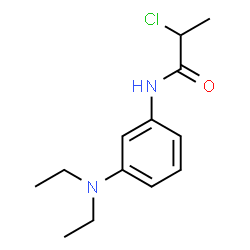 2-Chloro-N-[3-(diethylamino)phenyl]propanamide Structure
