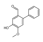 5-hydroxy-4-methoxy-2-phenylbenzaldehyde Structure