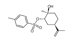 (+)-1-Hydroxy-neodihydrocarveyl-tosylat Structure