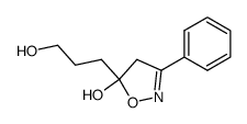 5-(3-hydroxypropyl)-3-phenyl-4,5-dihydroisoxazol-5-ol结构式