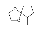 9-methyl-1,4-dioxaspiro[4.4]nonane结构式
