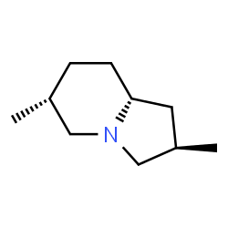 Indolizine, octahydro-2,6-dimethyl-, (2R,6R,8aR)-rel- (9CI)结构式