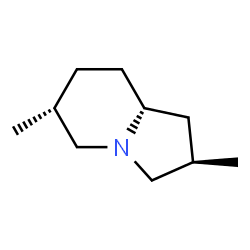 Indolizine, octahydro-2,6-dimethyl-, (2R,6R,8aR)-rel- (9CI) structure