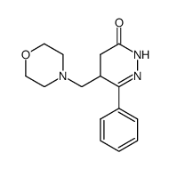 5-(morpholinomethyl)-6-phenyl-4,5-dihydropyridazin-3(2H)-one Structure