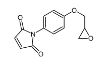 1-[4-(oxiran-2-ylmethoxy)phenyl]pyrrole-2,5-dione结构式