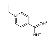 1-ethylpyridin-1-ium-4-carboxamide结构式