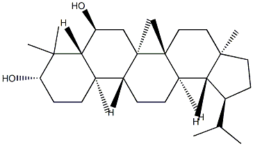 Lupane-3β,6α-diol结构式