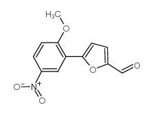 5-(2-甲氧基-5-硝基苯基)-2-糠醛结构式