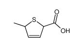 5-methyl-2,5-dihydrothiophene-2-carboxylic acid结构式