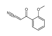 2-methoxyphenyldiazomethylketone结构式