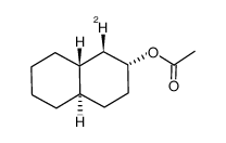 trans,cis-2-decalyl-1β-d acetate结构式