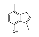 3,7-dimethyl-1H-inden-4-ol结构式