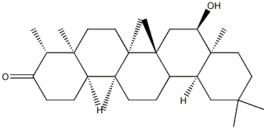 16α-Hydroxy-D:A-friedooleanan-3-one structure