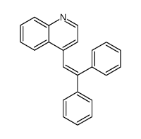 4-(2,2-diphenylvinyl)quinoline Structure