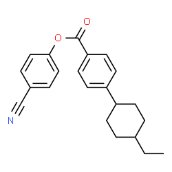 4-Cyanophenyl trans-4-(4-ethylcyclohexyl) benzoate Structure