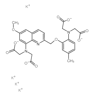 QUIN 2, Tetrapotassium Salt structure