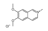 6,7-Dimethoxy-2-methylisochinolinium-chlorid Structure