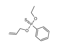Allyl ethyl phenylphosphonothionate Structure
