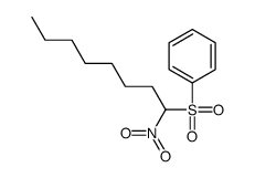 1-nitrooctylsulfonylbenzene结构式