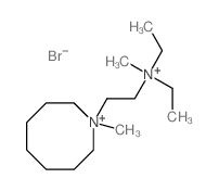 Azocinium,1-[2-(diethylmethylammonio)ethyl]octahydro-1-methyl-, bromide (1:2) picture