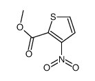 3-硝基噻吩-2-羧酸甲酯结构式